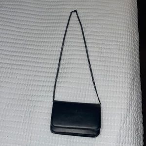 Urban outfitters mini black chain purse